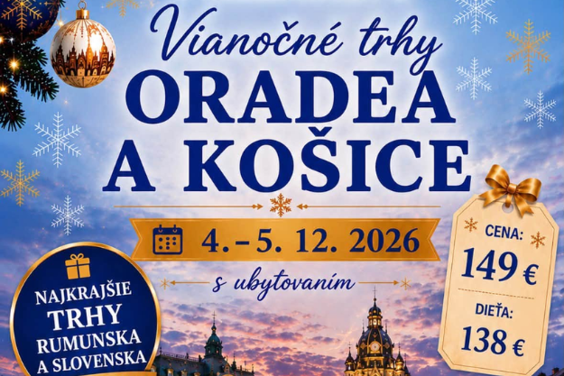 Vianočné trhy Oradea a Košice